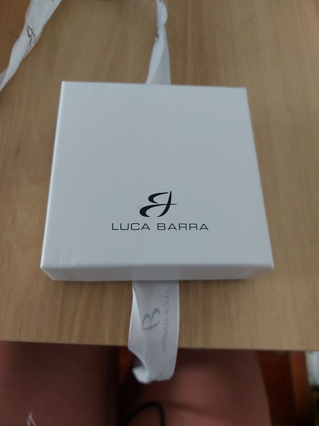 Collar Luca Barra plata - Sonajero ideal NAVIDAD!!