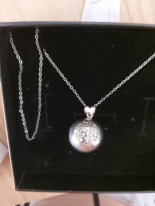 Collar Luca Barra plata - Sonajero ideal NAVIDAD!!