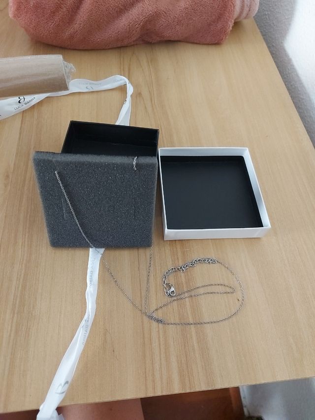 Collar Luca Barra plata - Sonajero ideal NAVIDAD!!