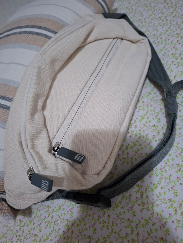 Riñonera beige - Bolso cintura