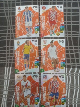 6 Cromos Adrenalyn XL Impactos