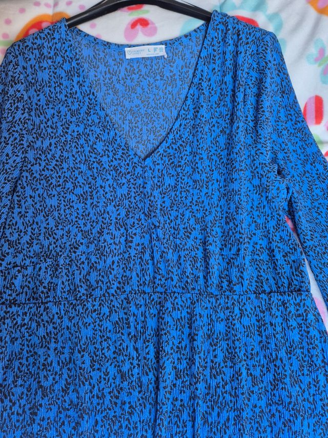 Vestido azul mujer talla L