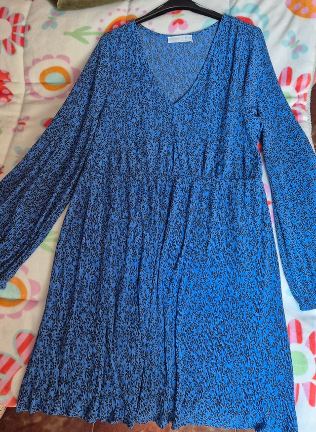 Vestido azul mujer talla L