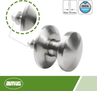 Pomo puerta interior inox 70mm