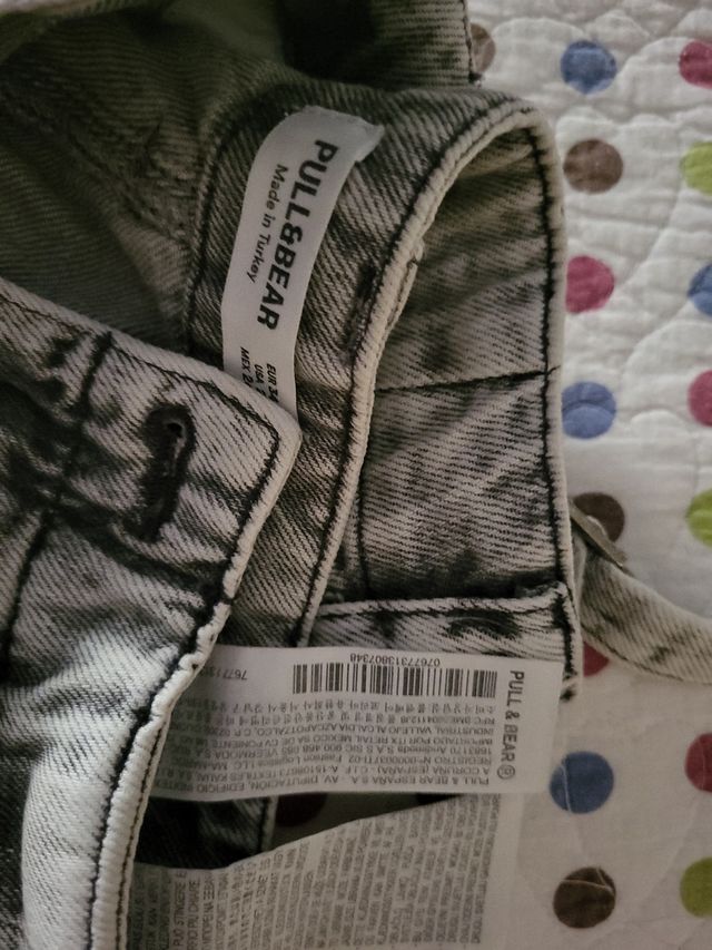 Pantalones vaqueros Pull&Bear grises S