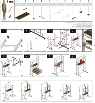 Andamio alquiler por horas o dias economico.