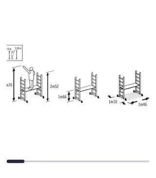 Andamio alquiler por horas o dias economico.