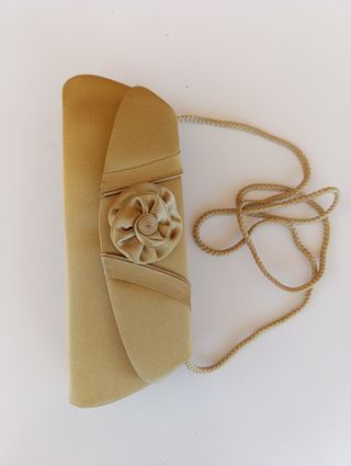 Bolso fiesta dorado