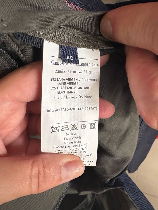 Traje Caramelo azul marino slim fit