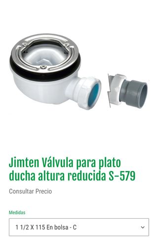 Sifón Plato Ducha Jimten S-579