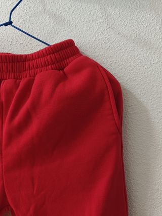 Pantalón chándal rojo - felpa