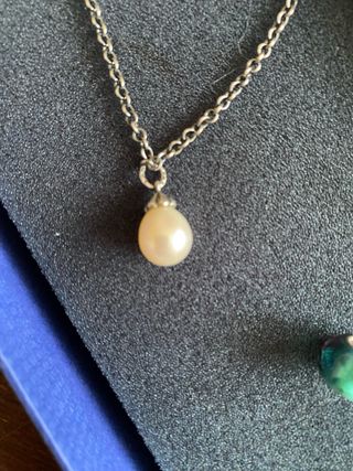 Collana Trollbeads: perla & charms