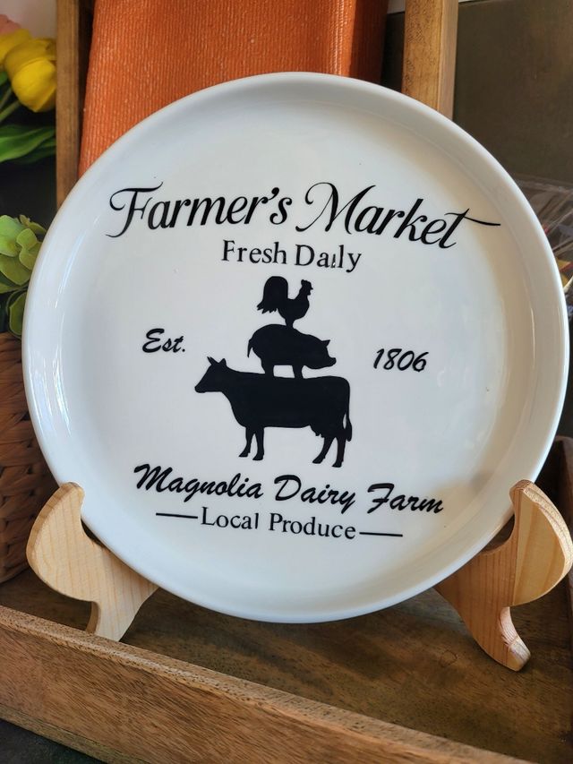 Piatto decorativo Magnolia Farmhouse