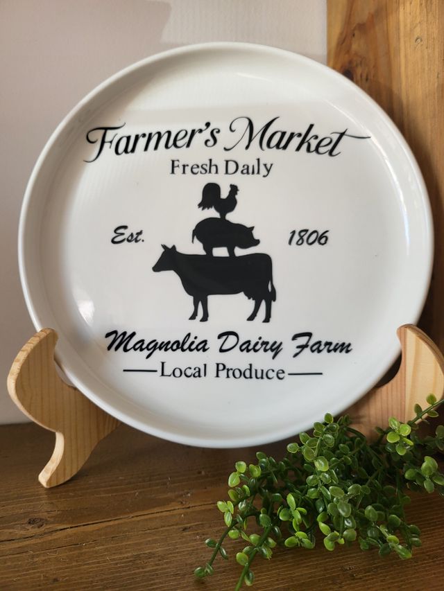 Piatto decorativo Magnolia Farmhouse