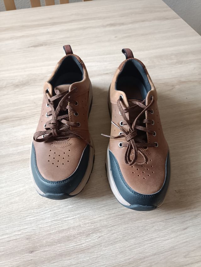 Zapatos Rockport, caballero, piel marrón T40