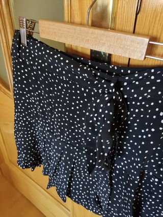 Falda pantalón Zara negra - poco uso