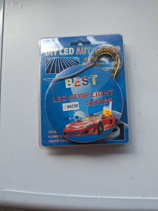 2 Tiras LED coche 96cm AZUL