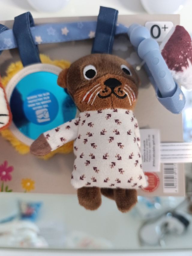 Catenilla para cochecito - Oso y Zorro