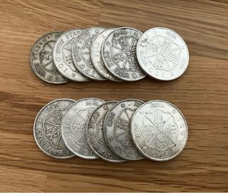 30 Monedas 100 pesetas plata Francisco Franco
