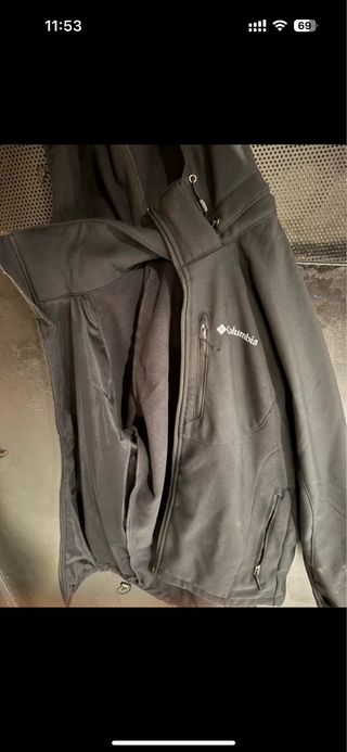 Chaqueta Columbia negra - Talla M