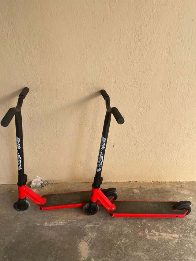 2 Patinetes Stunt Rojo