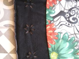 Falda multicolor estilo hippie