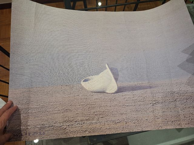 2 stampe artistiche: Navi nella sabbia