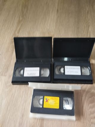 VHS infantiles: Tintín & Dumbo