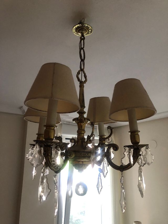 Lámpara techo vintage 4 luces