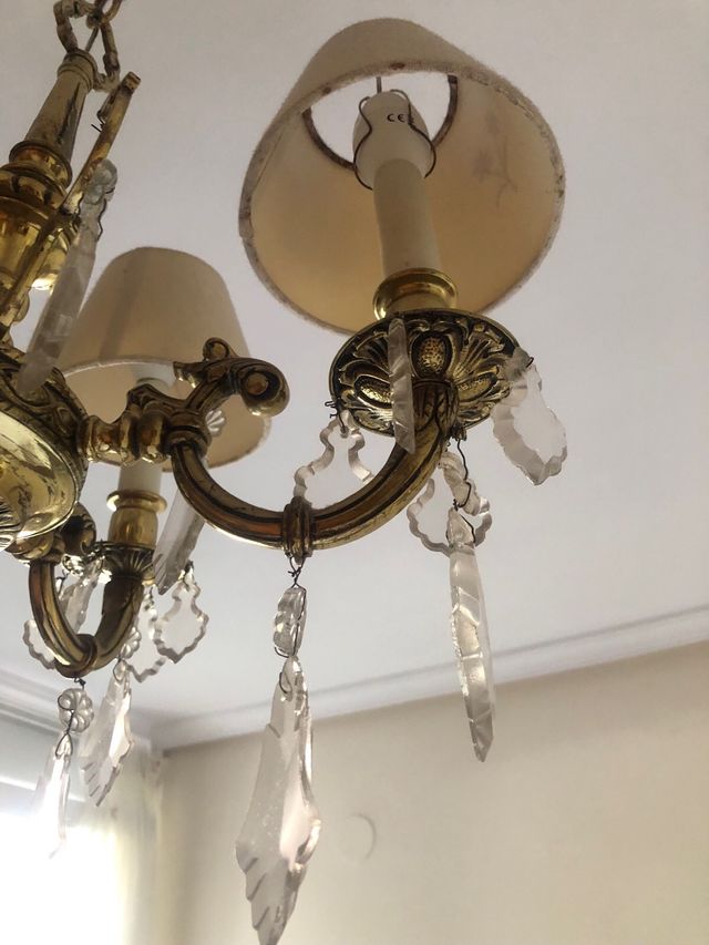 Lámpara techo vintage 4 luces