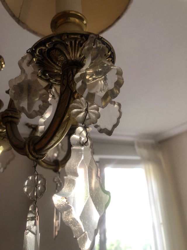 Lámpara techo vintage 4 luces