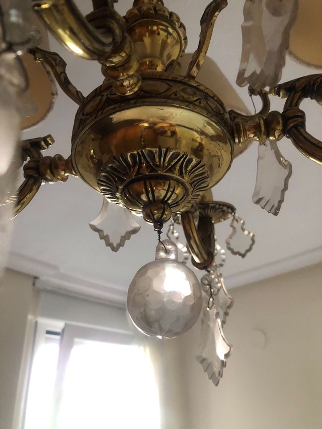 Lámpara techo vintage 4 luces