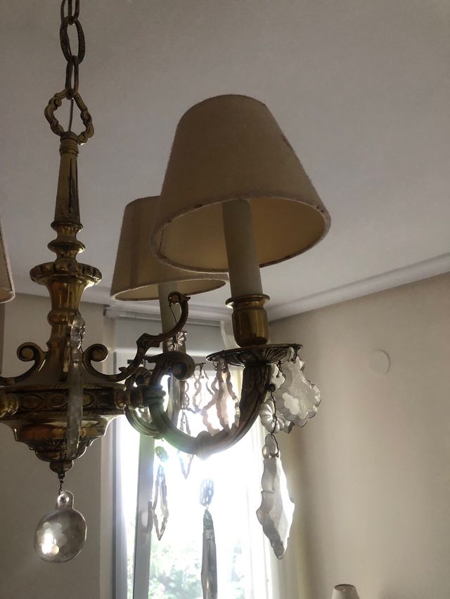 Lámpara techo vintage 4 luces