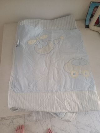 Funda nórdica bebé, avión coche