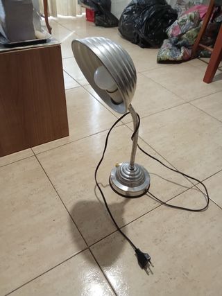 Lampara escritorio metalica
