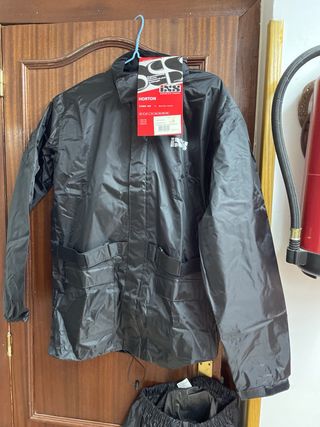 Chubasquero IXS moto 2 piezas negro