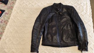 Chaqueta cuero moto vintage