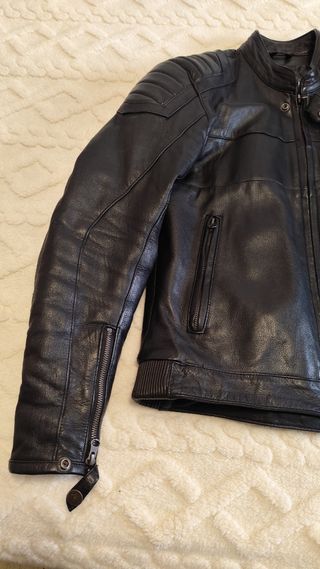 Chaqueta cuero moto vintage