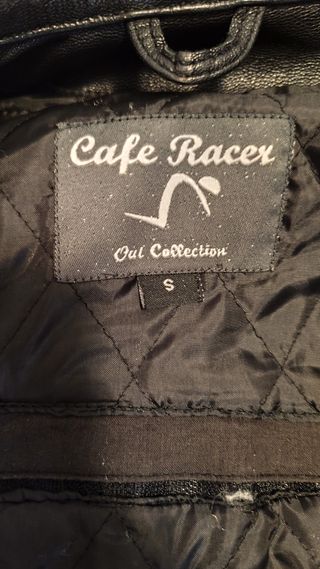 Chaqueta cuero moto vintage
