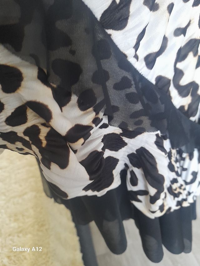 Vestido estampado animal verano