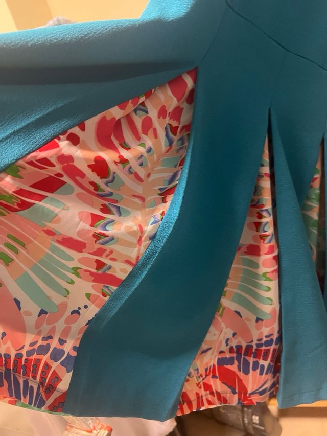 Vestido Kling turquesa talla XS