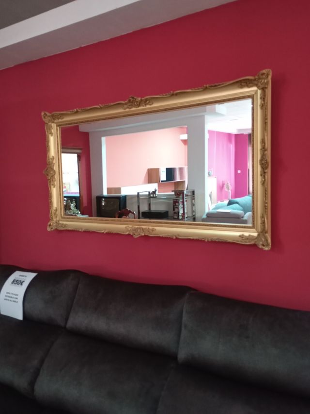 Espejo dorado vintage