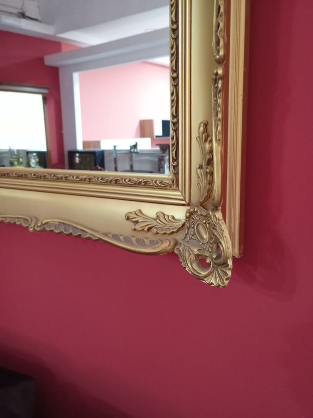 Espejo dorado vintage