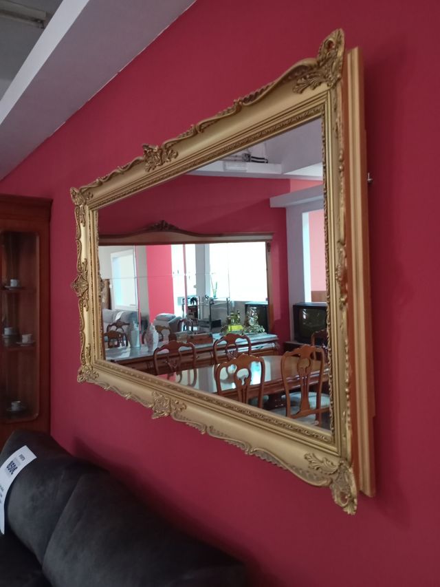 Espejo dorado vintage