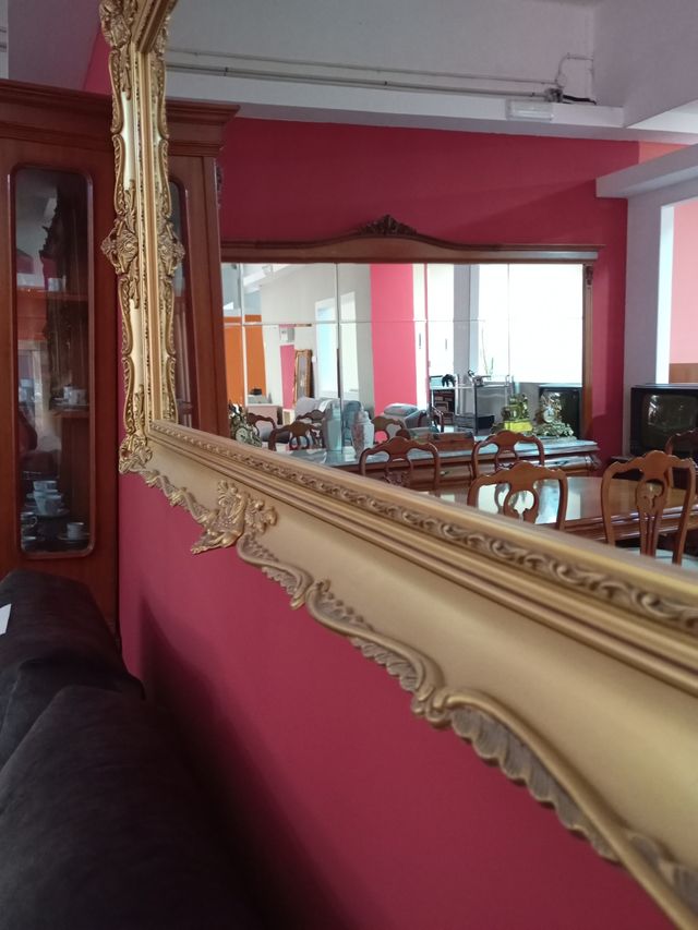 Espejo dorado vintage