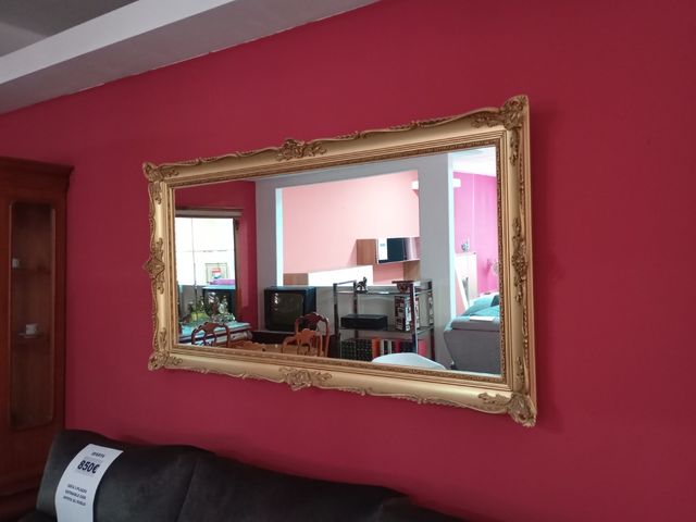 Espejo dorado vintage