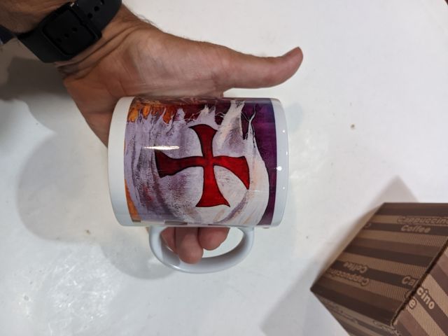 Taza Templarios - Cerámica