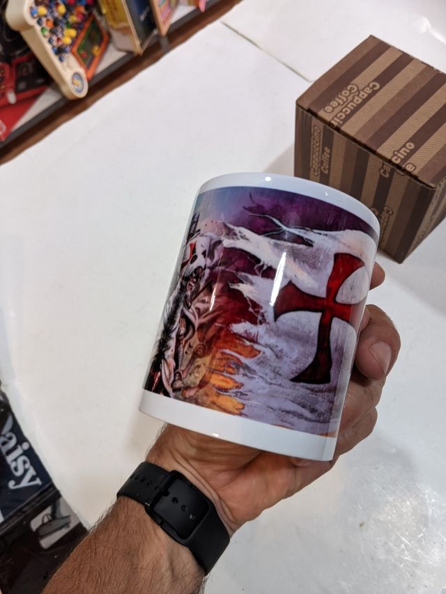 Taza Templarios - Cerámica