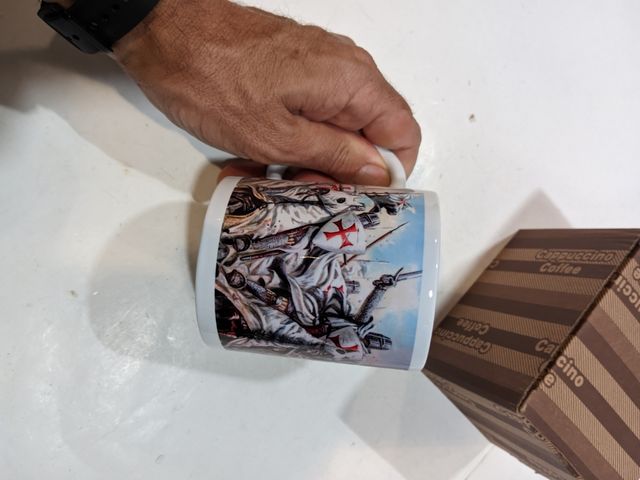 Taza Templarios - Cerámica