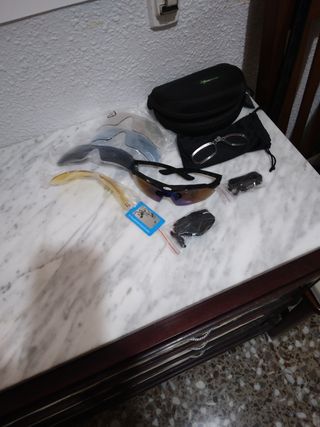 Gafas ciclismo con 5 lentes intercambiables